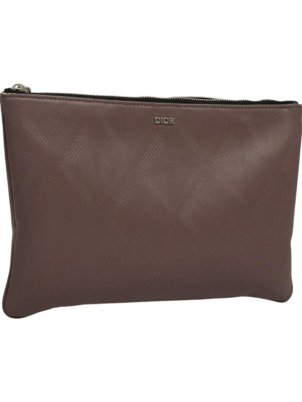 Christian Dior Pouch PVC Leather Purple
